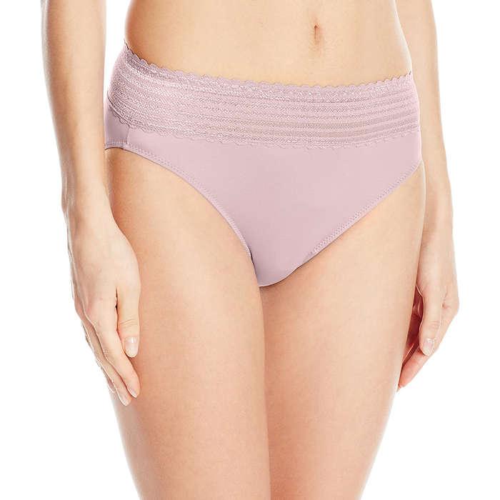 Warner's No Pinching No Problems Lace Hi-Cut Brief