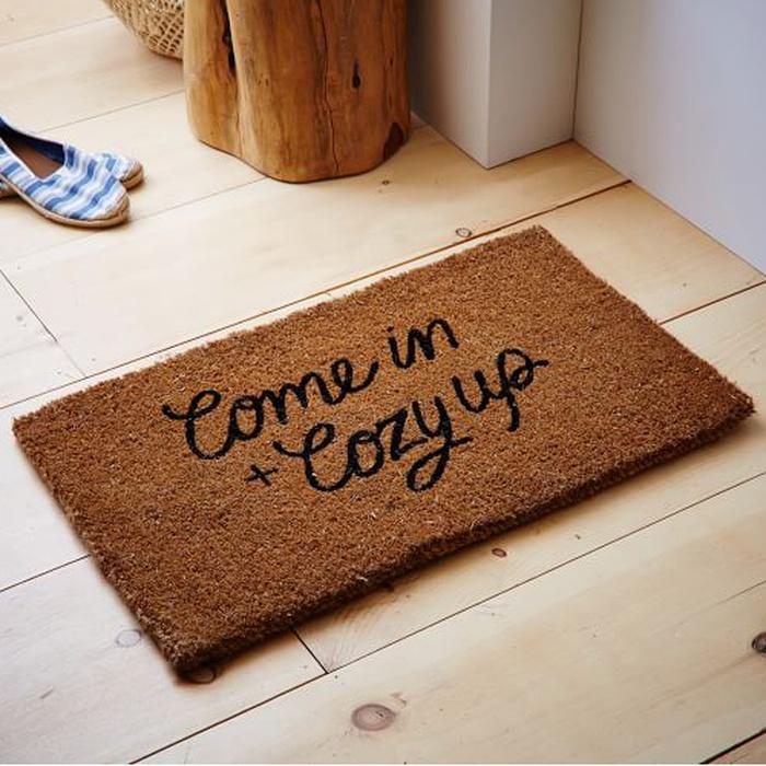 West Elm Come In And Cozy Up Doormat