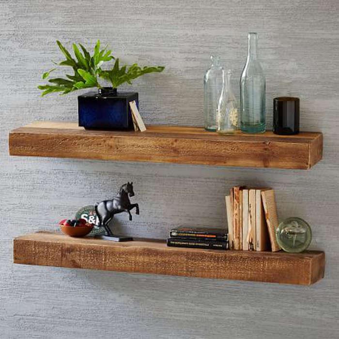 West Elm Reclaimed Wood Floating Shelf