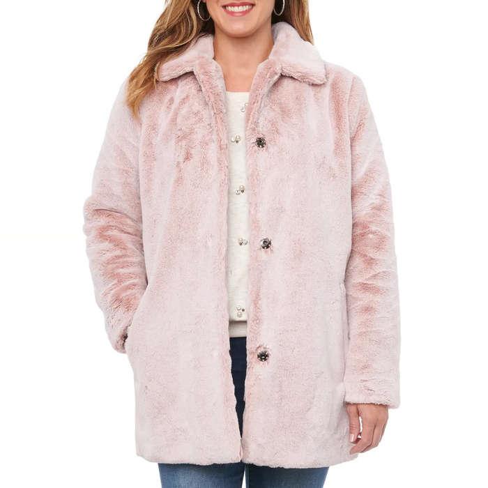 Wit & Wisdom Faux Fur Coat